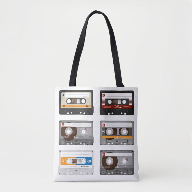 Cassette Tape Tote Bag (Front)