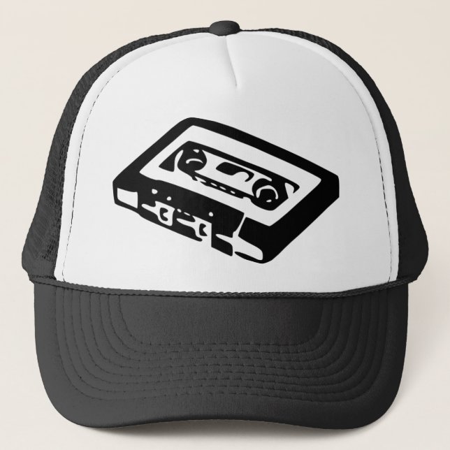 Cassette Tape Trucker Hat (Front)