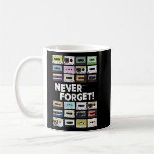 Cassette Tapes Mixtapes 1980s Music  Coffee Mug