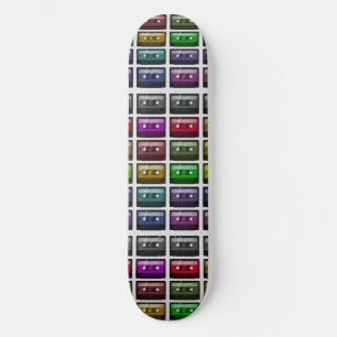 CASSETTE TAPES RETRO MUSIC LOVER  SKATEBOARD