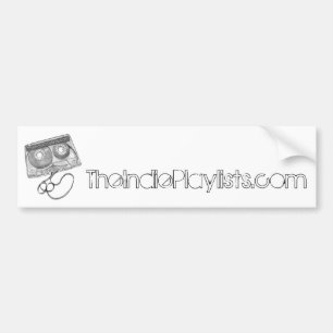 Cassette, TheIndiePlaylists.com Bumper Sticker