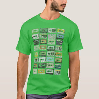 Cassetteapes 1980s Music Distressed Vintage Look f T-Shirt