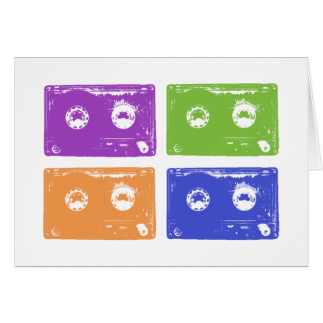 Cassettes colorées ! (Devant horizontal)