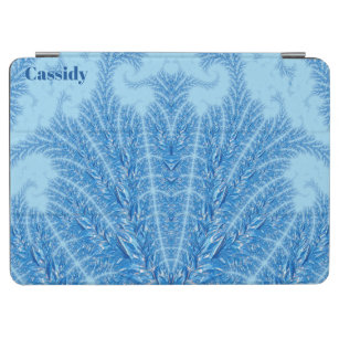 CASSIDY ~ FEATHERS ~ FRACTAL ~Blue Shades ~  iPad Air Cover