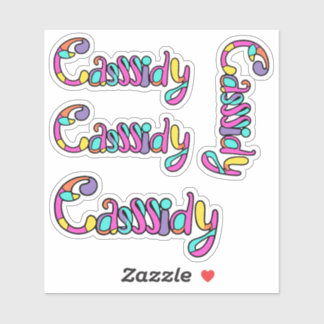 Cassidy Name Stickers