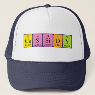 Cassidy periodic table name hat