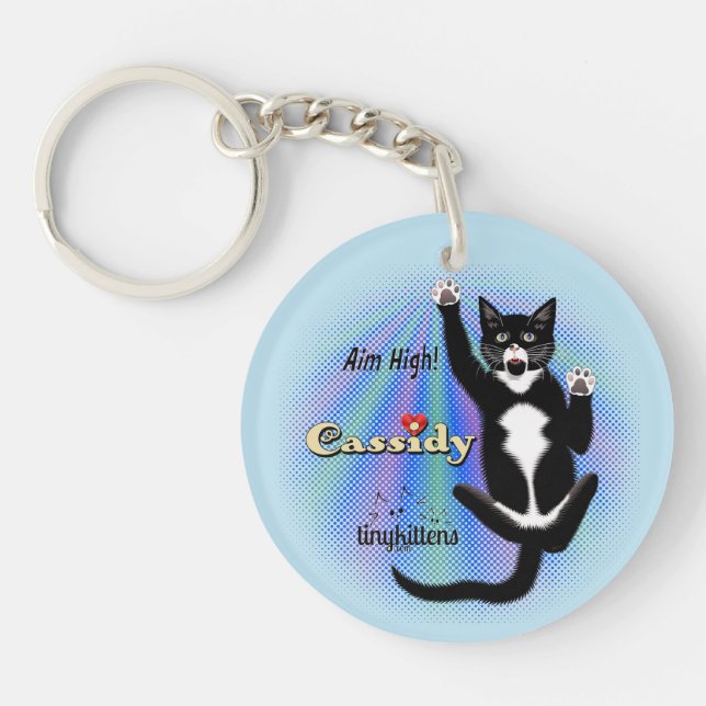 Cassidy TinyKittens Keychain (Front)