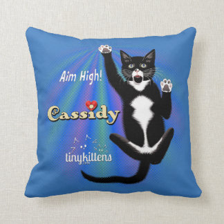 Cassidy TinyKittens Throw Pillow