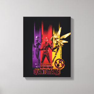 Cassie, Ant-Man, and the Wasp Group Graphic Canvas Print
