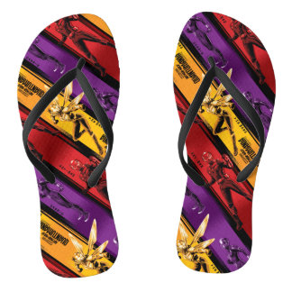Cassie, Ant-Man, and the Wasp Group Graphic Flip Flops