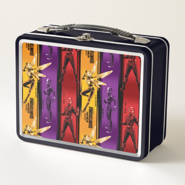 Cassie, Ant-Man, and the Wasp Group Graphic Metal Lunch Box (Front)