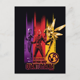 Cassie, Ant-Man, and the Wasp Group Graphic Postcard