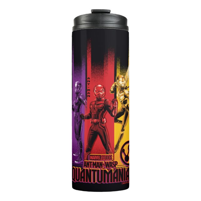 Cassie, Ant-Man, and the Wasp Group Graphic Thermal Tumbler (Front)