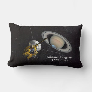 Cassini Huygens Mission to Saturn Lumbar Pillow