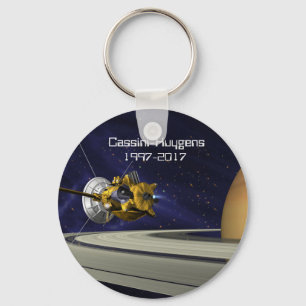 Cassini Huygens Saturn Mission Spacecraft Keychain