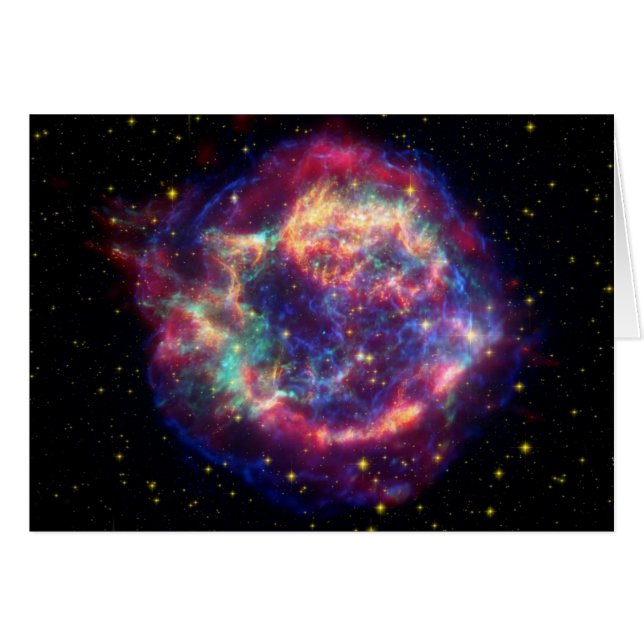 Cassiopée A : La mort devient elle (Devant horizontal)