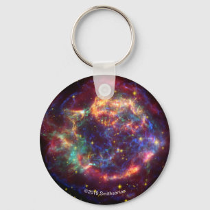 Cassiopeia A In Many Colours Keychain