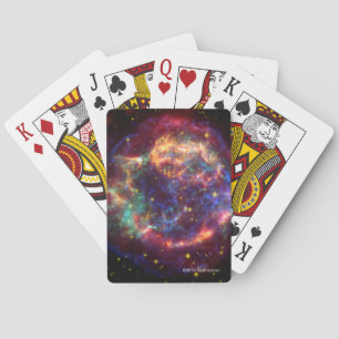 Cassiopeia A In Many Colours Playing Cards