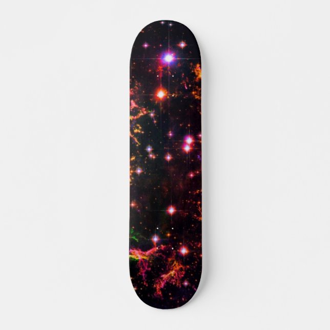 Cassiopeia A Nebula Supernova Remnant Space Photo Skateboard (Front)