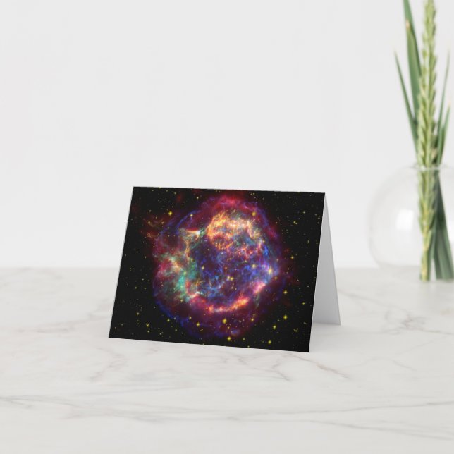 Cassiopeia A supernova Note Card (Front)