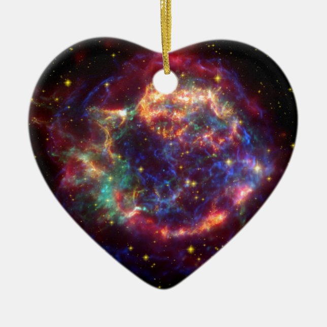 Cassiopeia Constellation Ceramic Ornament (Front)