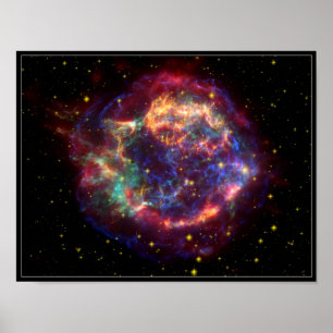 Cassiopeia Constellation Poster