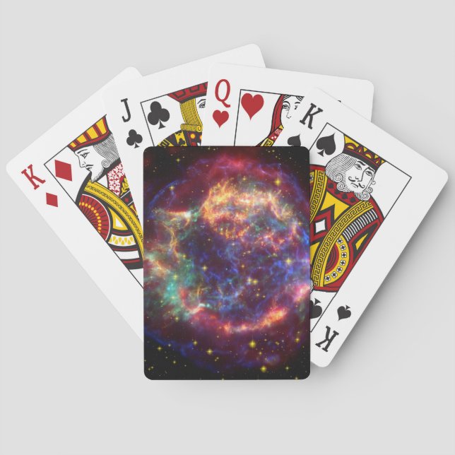 Cassiopeia Galaxy Supernova remnant Playing Cards (Back)