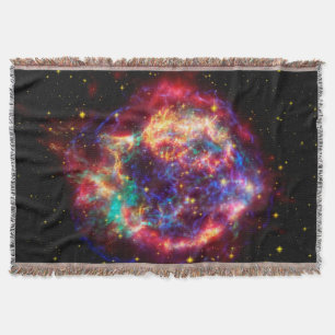 Cassiopeia, Milky Ways Youngest Supernova Throw Blanket