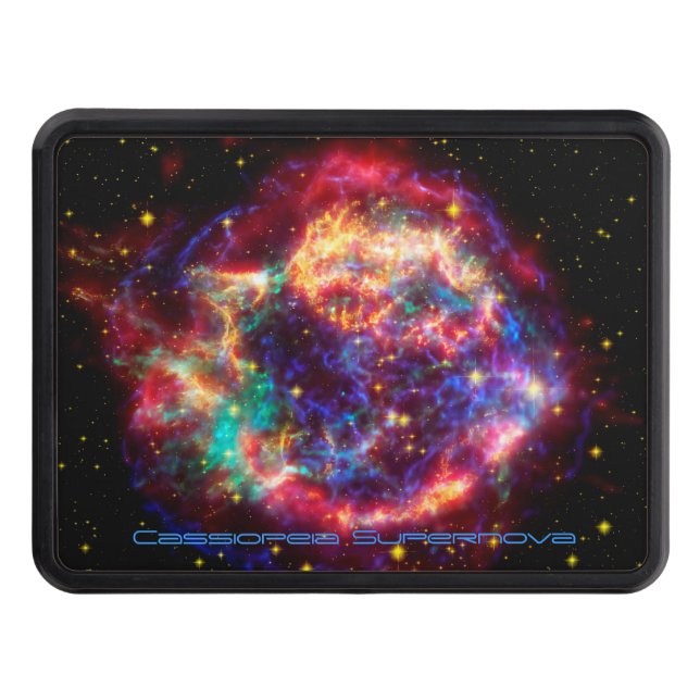 Cassiopeia, Milky Ways Youngest Supernova Trailer Hitch Cover (Front)