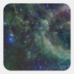 Cassiopeia nebula within the Milky Way Galaxy Square Sticker