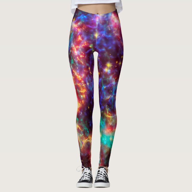 Cassiopeia Supernova - Extreme Exercise Leggings (Front)