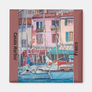 Cassis harbour - Magnet