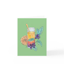 Cassis Orange Greeting Card