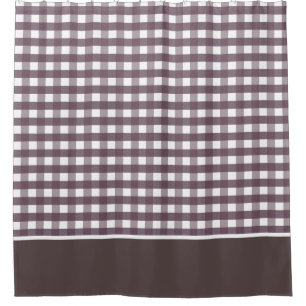 Cassis Purple and White Gingham Checks