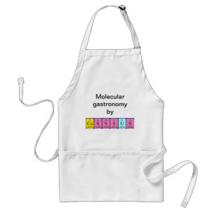 Cassius periodic table name apron