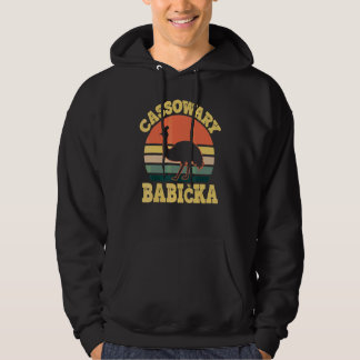Cassowary Babicka Cute Cassowary Party Czech Grand Hoodie