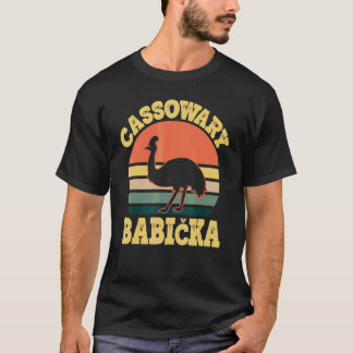 Cassowary Babicka Cute Cassowary Party Czech Grand T-Shirt