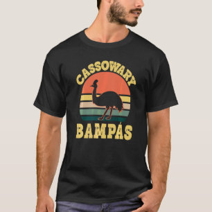 Cassowary Bampas Cute Cassowary Party Greek Dad T-Shirt