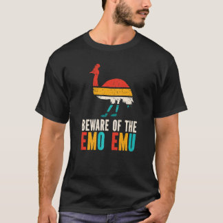 Cassowary Beware Of The Emo Emu Pet Cassowary Owne T-Shirt