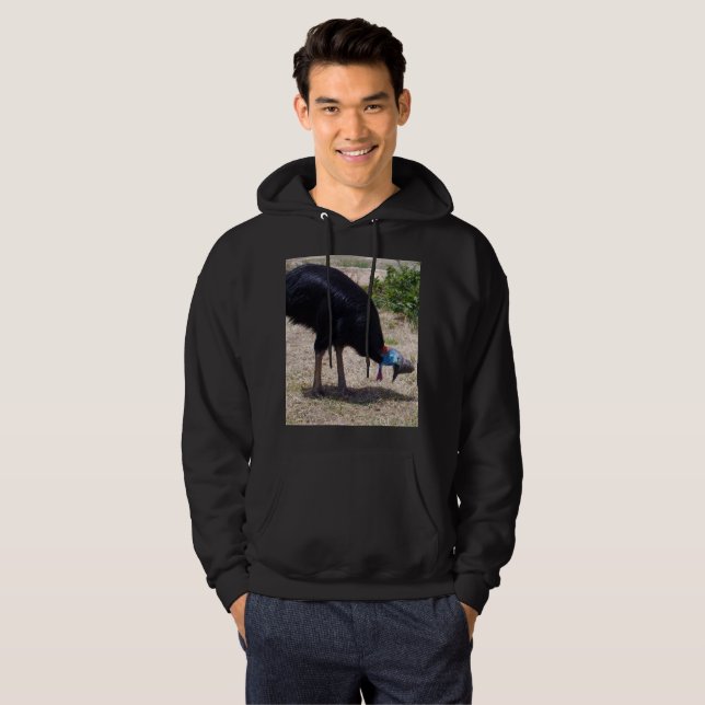 Cassowary Bird Bug Eliminator, Hoodie (Front Full)