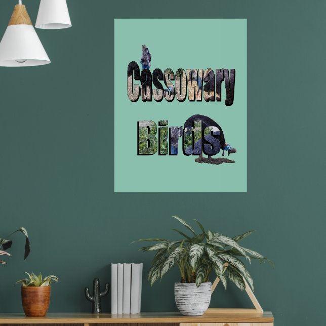Cassowary Birds Is The Name, Poster (Living Room 1)