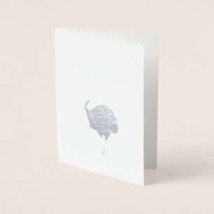 Cassowary (Casuarius casuarius) Foil Card