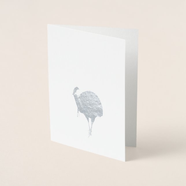 Cassowary (Casuarius casuarius) Foil Card (Front)