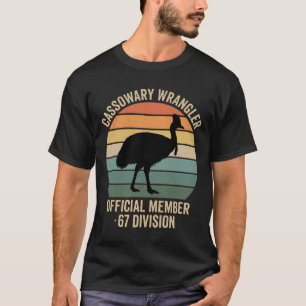 Cassowary Keeper funny Retro bird lover T-Shirt