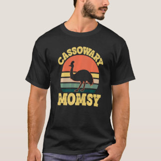 Cassowary Momsy Cute Cassowary Family Party   T-Shirt
