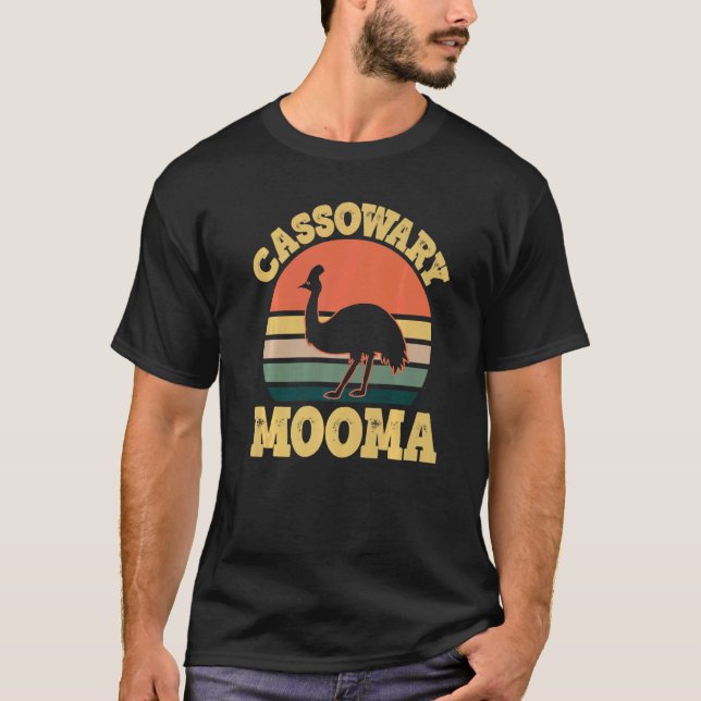 Cassowary Mooma Cute Cassowary Party   T-Shirt (Front)