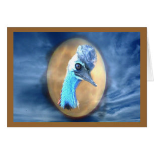 Cassowary Wildlife Card