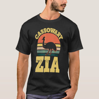 Cassowary Zia Cute Cassowary Family Party Italian  T-Shirt