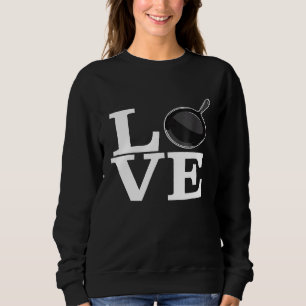 Cast Iron Love Cooking Shirt Frying Pan Chef Skill