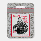 Cast Iron Man Personalized Camping Pattern 